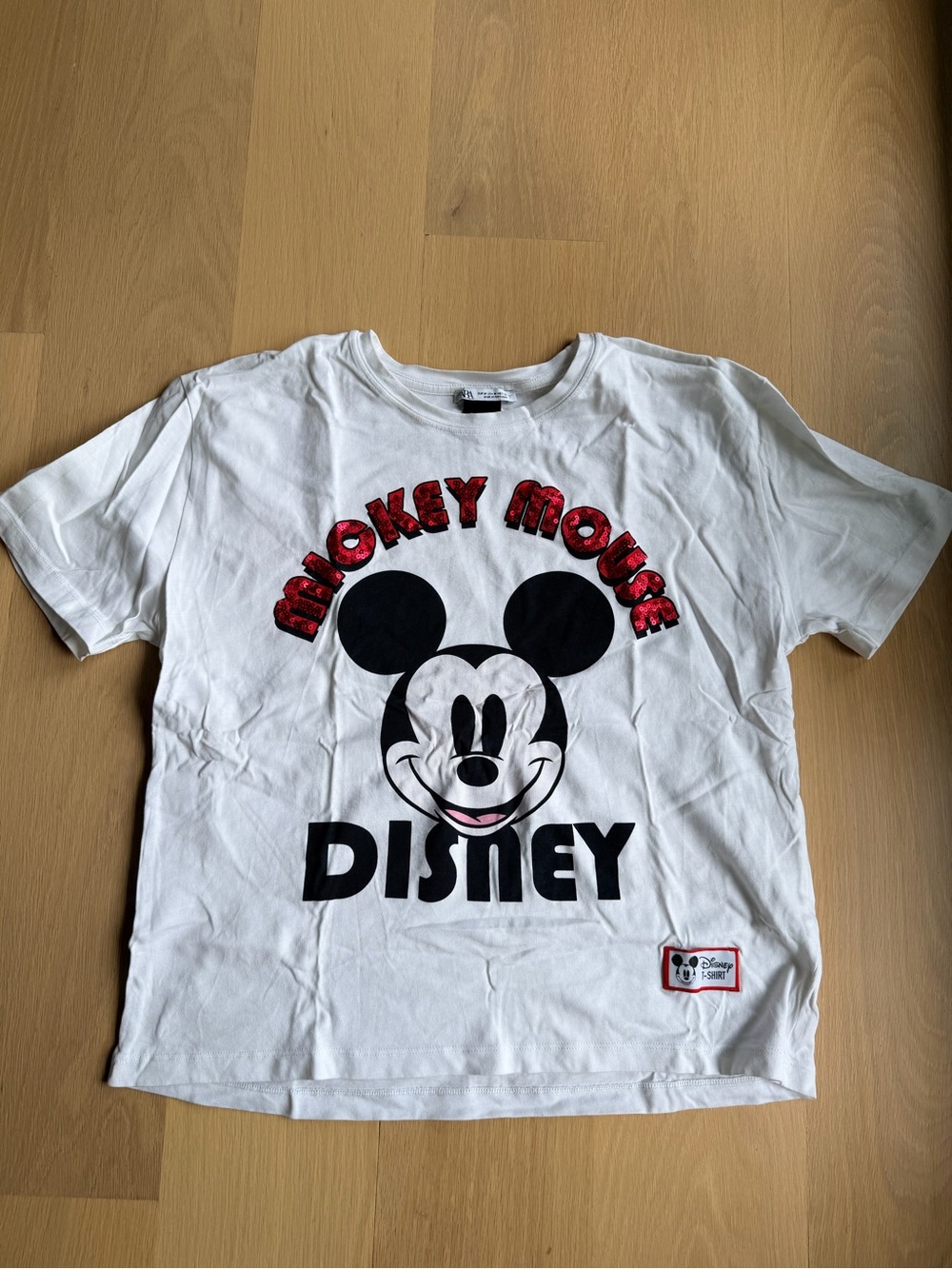 NWOT: ZARA Disney Mickey Sequin Shirt